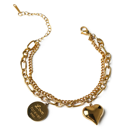 Corazón eterno ( Acero inoxidable )