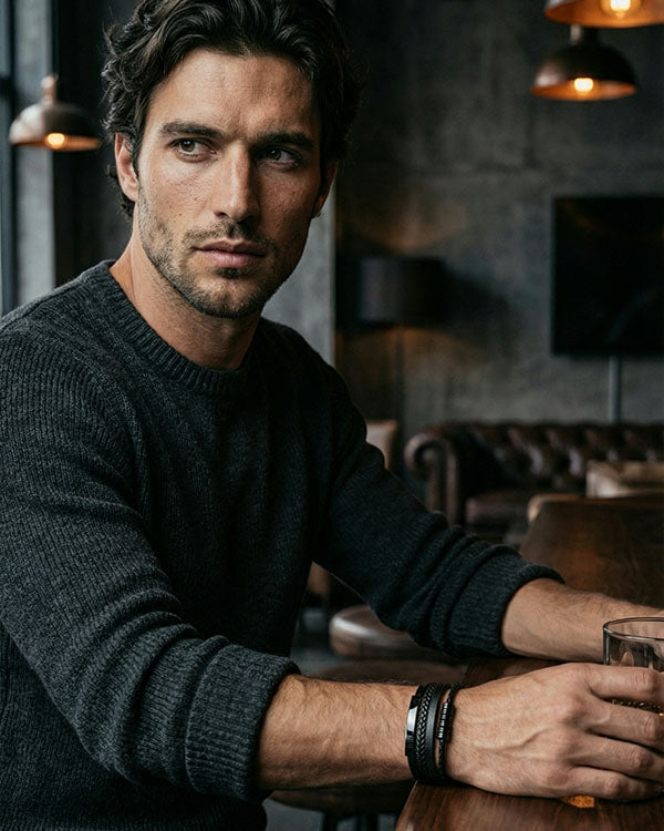 Ingeniero ( Acero y Microfibra de cuero )