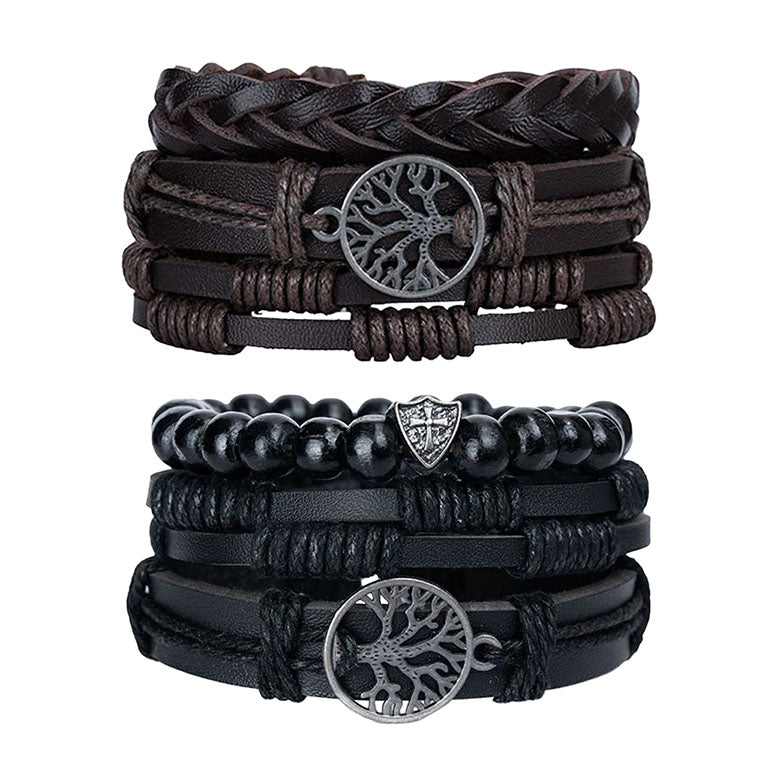 Pack árbol ( 6 pulseras )( talla ajustable )