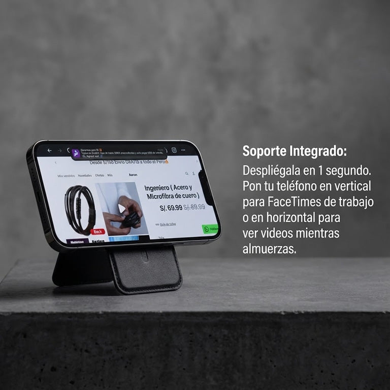 Magsafe Wallet ( iman potente reforzado )