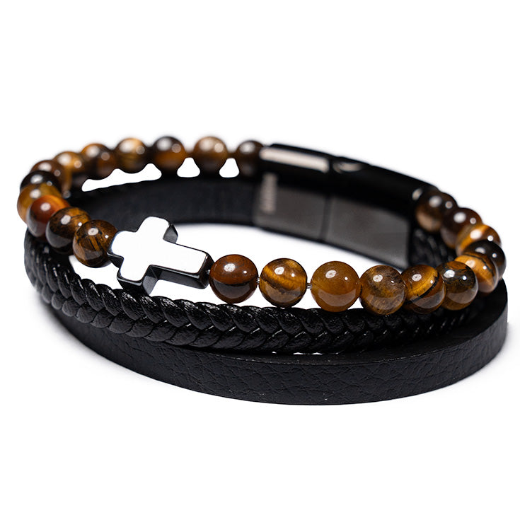 Cruz Ojo de tigre ( protección )