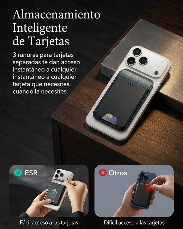Magsafe Wallet ( iman potente reforzado )