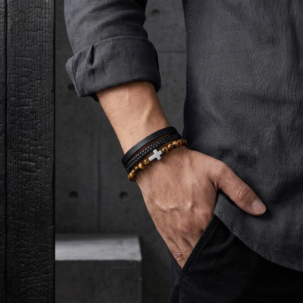 Cruz Ojo de tigre ( protección )