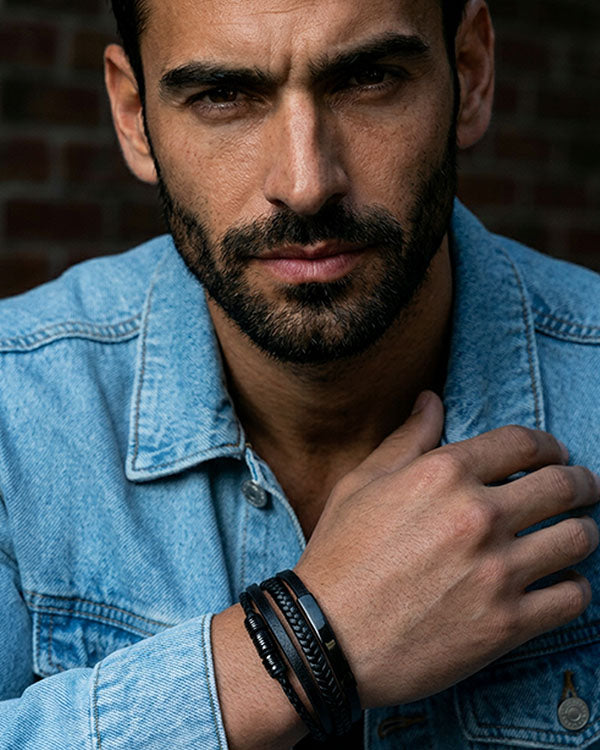 Ingeniero ( Acero y Microfibra de cuero )