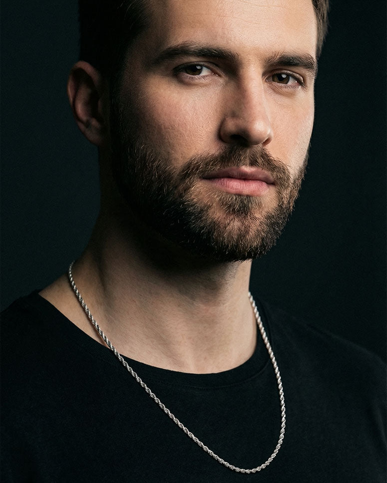 Rope Plateado - Acero quirúrgico ( No pierde color )