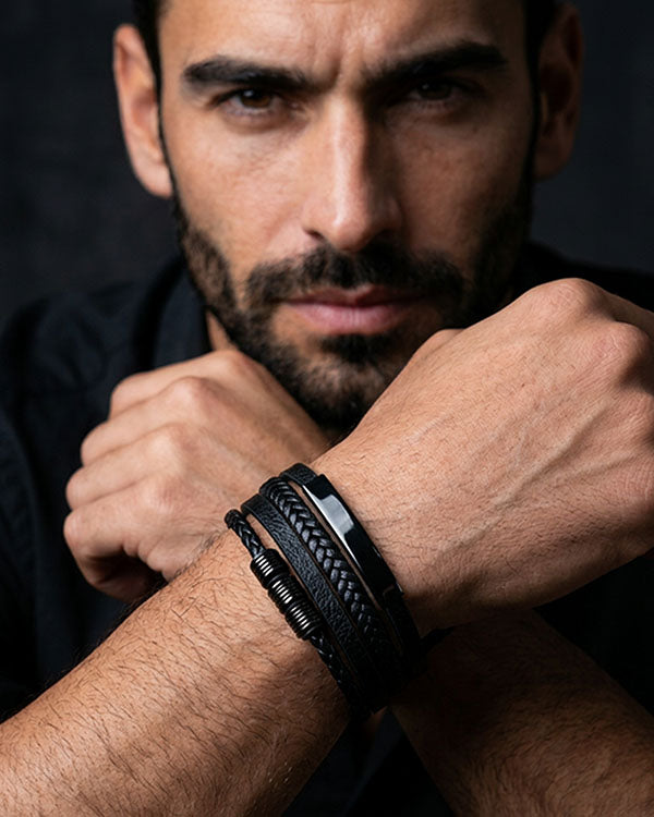 Ingeniero ( Acero y Microfibra de cuero )