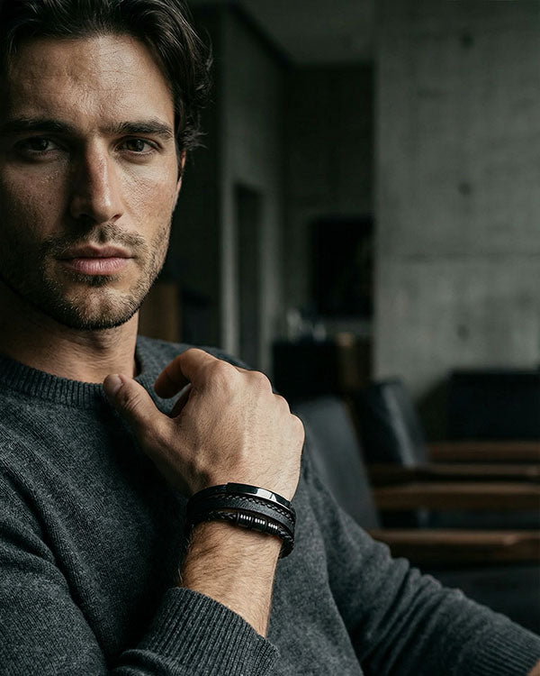 Ingeniero ( Acero y Microfibra de cuero )