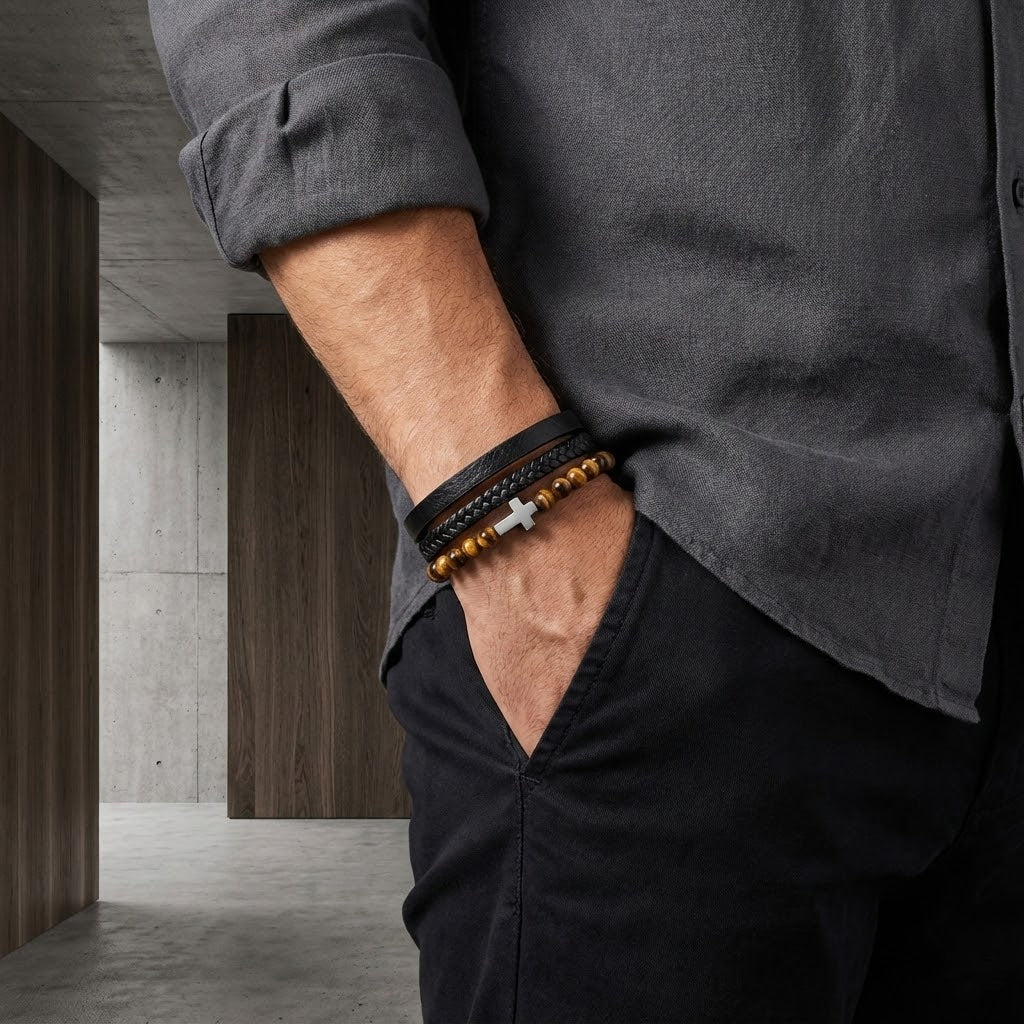 Cruz Ojo de tigre ( protección )